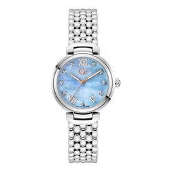 Γυναικείο Ρολόι GC Z64003L3 (34 mm) - GC Allure, Ανοξείδωτο Ατσάλι, Μπλε Καντράν