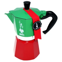Μπρίκι Espresso Bialetti 0005323 Moka pot 0.24 L Green, Red, White