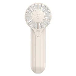 Φορητό Ανεμιστηράκι Usams ZB288 με 3 ταχύτητες, 1200mAh, λευκός