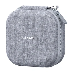 Θήκη Οργάνωσης Ακουστικών Usams Bluetooth Zb351, 9.5X9.5X5Cm, Γκρι