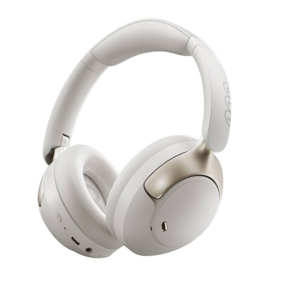 Product Ακουστικά QCY H3 PRO White Hi-Res Audio V5.4 Bluetooth ANC Call Noise Cancelling 40mm drive base image