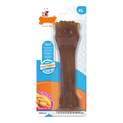 Product Μασητικό Οδοντοφυΐας Σκύλου Nylabone Κουτάβια Μέγεθος XL Κοτόπουλο base image