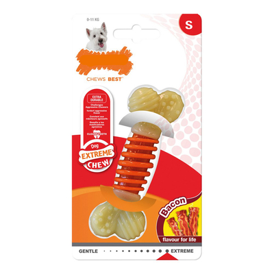 Product Dog teether Nylabone Extreme Chew Pro Action Bacon Μέγεθος S Nylon base image