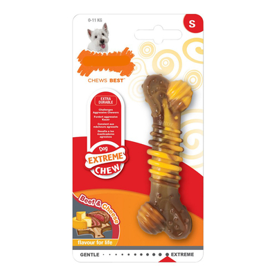 Product Dog teether Nylabone Extreme Chew Κρέας Textured Τυρί Φυσικό Μέγεθος XL Nylon base image