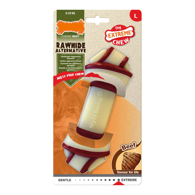 Product Dog teether Nylabone Κόμπος Μέγεθος L Nylon Βόειο κρέας base image