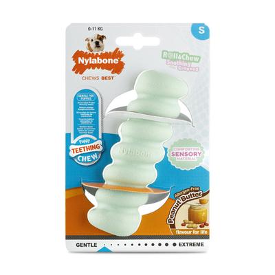 Product Μασητικό Οδοντοφυΐας Σκύλου Nylabone SENSORY TACTILE STICK Πράσινο Βούτυρο αραχίδας Bacon S  base image