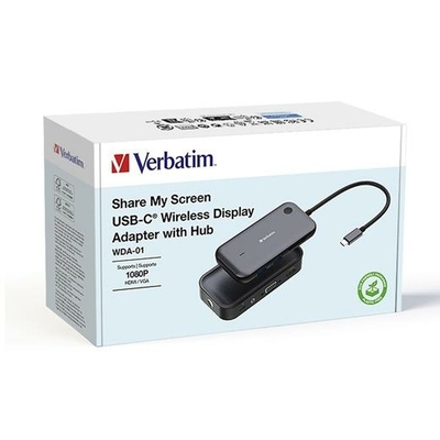 Product Αντάπτορας USB-C Verbatim Share my Screen Full HD base image