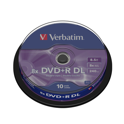 Product DVD + R Verbatim VB-DPD55S1 8,5GB 8x base image