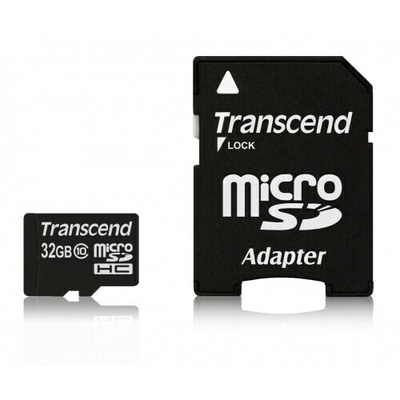 Product Κάρτα Μνήμης MicroSDHC 32GB Transcend Cl10SDHC base image