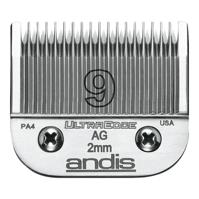 Product Λεπίδες ξυριστικής μηχανής Andis 9 Χάλυβας Χάλυβας άνθρακα (2 mm) base image