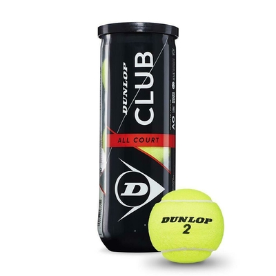 Product Μπαλάκια Τένις Dunlop TB CLUB AC 3 PET 601334 3 Τεμάχια (Φυσικό καουτσούκ) base image