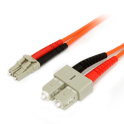Product Καλώδιο οπτικών ινών Startech FIBLCSC2 2 m Πορτοκαλί base image