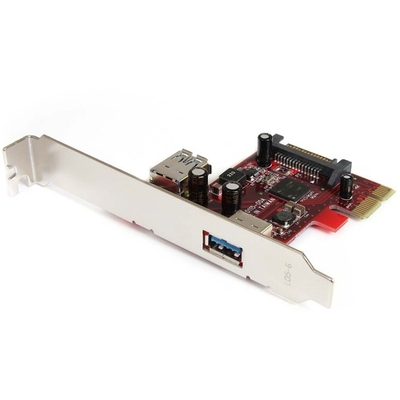 Product Controller StarTech PCIE USB 3 CARD 1 INT + 1 EXT base image