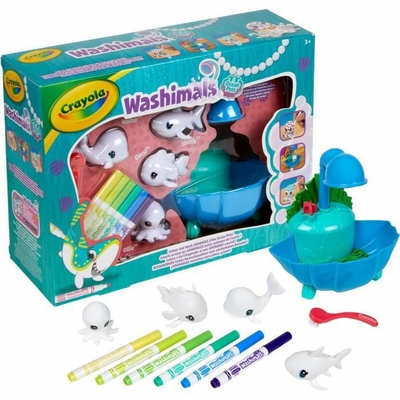 Product Παιχνίδι Μινιατούρα Playset Crayola Washimals Ocean Pets base image