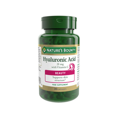 Product Υαλουρονικό Oξύ με Bιταμίνη C Nature's Bounty 009500002 20 mg (30 Κάψουλες) base image