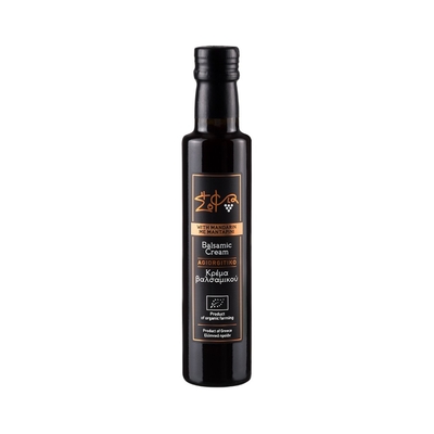Product Ξίδι Wisdom Of Nature: Balsamic Cream Organic With Tangerine (Glass Bottle -250ml) base image