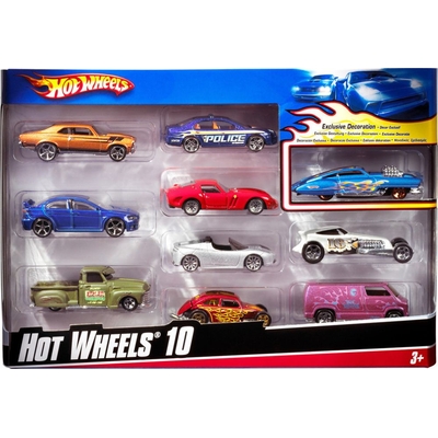 Product Αυτοκίνητα  Οχήματα HOT WHEELS - CARS SET OF 10 RANDOM (54886) base image