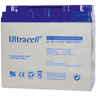 Product Μπαταρία μολύβδου Ultracell 12V 18AH base image