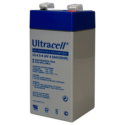 Product Μπαταρία μολύβδου Ultracell 4V 4.5AH base image