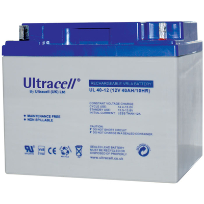 Product Μπαταρία μολύβδου Ultracell 12V 40AH base image