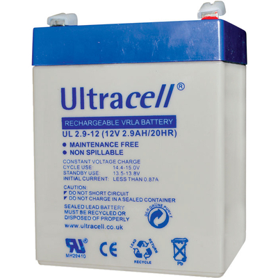 Product Μπαταρία μολύβδου Ultracell 12V 2.9AH base image