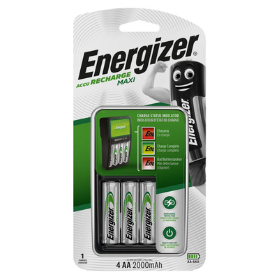 Product Φορτιστής Μπαταριών Energizer Maxi & 4xAA base image