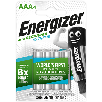 Product Επαναφορτιζόμενη Μπαταρία Energizer AAA-HR03/800mAh/4TEM base image