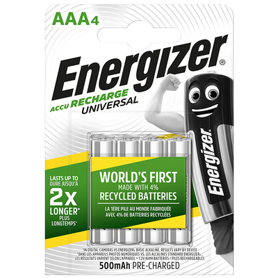 Product Επαναφορτιζόμενη Μπαταρία Energizer AAA-HR03/500mAh/4TEM base image