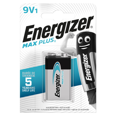 Product Μπαταρία Αλκαλική Energizer 9V-6LR61 MAX PLUS F016584 base image