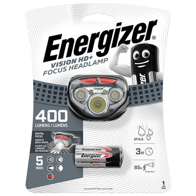 Product Φακός κεφαλής Energizer VISION HD & FOCUS LEADLIGHT 400lm base image