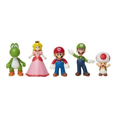 Product Παιχνίδι Μινιατούρα Super Mario Mario and his Friends 5 Τεμάχια base image