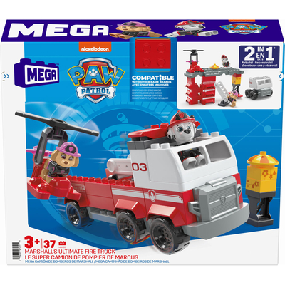 Product Τουβλάκια Megablocks Paw Patrol Πυροσβεστικό όχημα + 3 Ετών 37 Τεμάχια base image