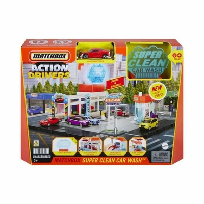 Product Playset Οχημάτων Matchbox Action Drivers Super Clean Car Wash base image