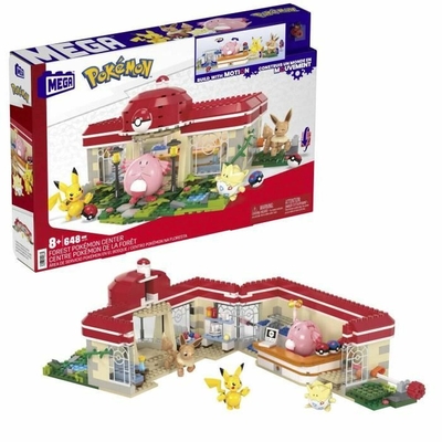 Product Τουβλάκια Pokemon Mega Construx - Forest Pokemon Center 648 Τεμάχια base image
