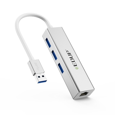 Product USB Hub Edup EP-9606 10/100/1000Mbps USB3.0 LANAdapter + USB 3.0 Port base image