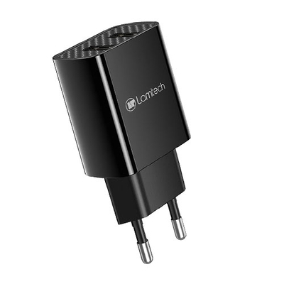 Product Φορτιστής Πρίζας Lamtech Travel Charger 2.4A With 2xUSB Black base image