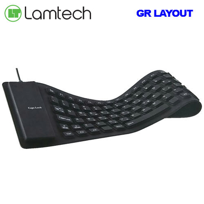 Product Πληκτρολόγιο Ενσύρματο Lamtech MINI FLEXIBLE GR LAYOUT base image