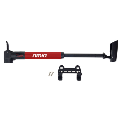Product Τρόμπα ποδηλάτου AMiO αλουμινίου PU01, 28cm, κόκκινη base image