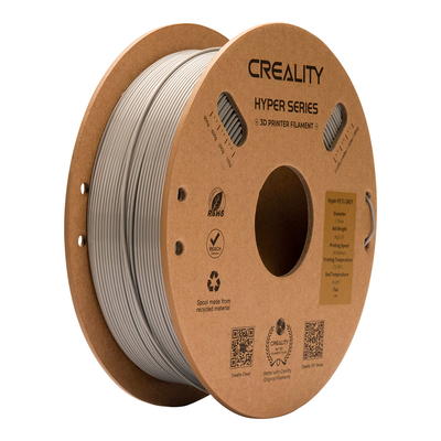 Product Filament Creality Hyper-PETG Grey 3D Printer fast print, chemical sunlight resist. 1kg 1.75 base image