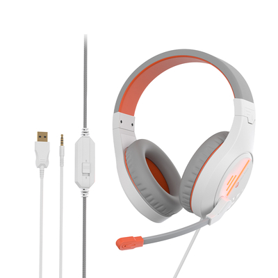 Product Gaming Ακουστικά Meetion MT-HP021 ʼσπρο + Πορτοκαλί base image