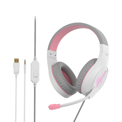 Product Gaming Ακουστικά Meetion MT-HP021 ʼσπρο + Ρόζ base image