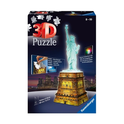 Product Παζλ 3d Ravensburger Statue Of Liberty Night Edition (216pcs) (12596) base image