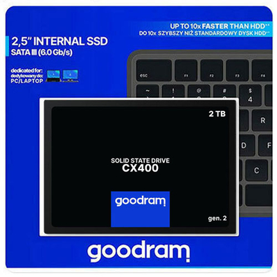 Product Σκληρός Δίσκος SSD 2TB Goodram CX400 SATA III 2,5' base image