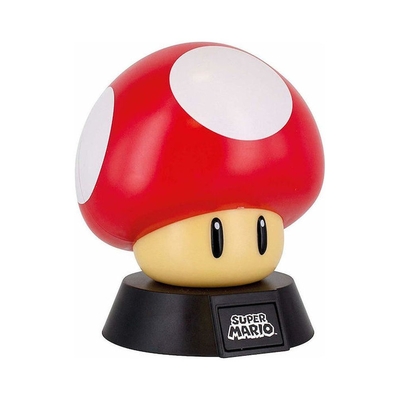 Product Paladone Nintendo Super Mario - Super Mushroom Icon Light (PP4375NNV3) EN,DE,FR,ES,IT,NL,PT PACK / CARTON WINDOW BOX WITH PLASTIC FILM base image