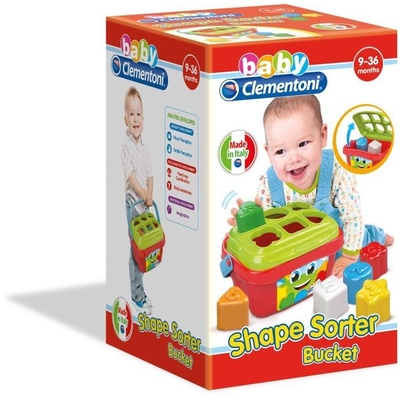 Product Βρεφικό Παιχνίδι AS Baby Clementoni Shape Sorter Bucket (1000-17106) base image