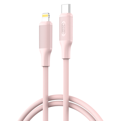 Product Καλώδιο USB XO NB-Q265A PD 27W Type-C σε Lightning Μινιμαλιστικό (Ροζ) base image