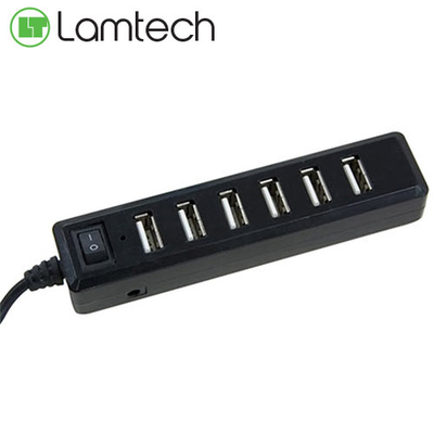 Product USB Hub Lamtech 7 PORTS Black base image