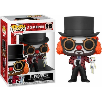 Product Figures  Statues Funko Pop! Television: La Casa de Papel - EL Profesor (Clown) #915 Vinyl Figure base image