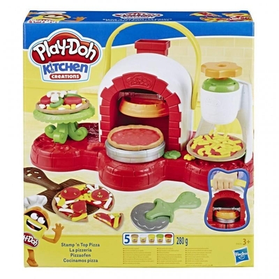 Product Πλαστελίνη Hasbro Play-Doh: Kitchen Creations - Stamp n Top Pizza Playset (E4576EU4) base image