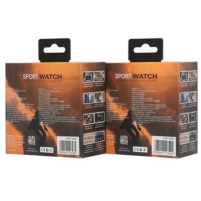 Product Smartwatch Lamtech BT5.1 with health sensor & sport tracking SQUARE TFT 2.02' DISPLAY B.Orange base image